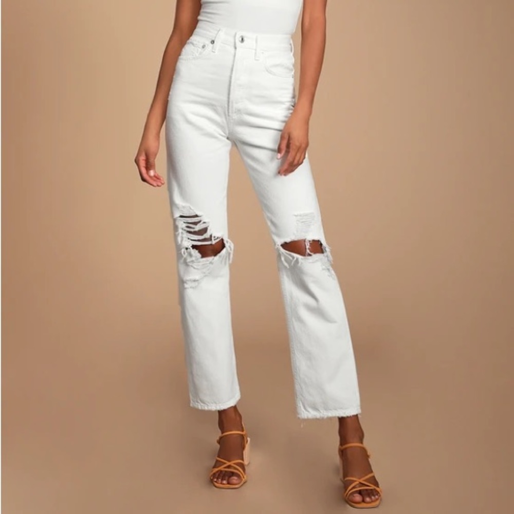 Agolde 90s ripped denim
